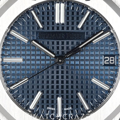 2022 AUDEMARS PIGUET ROYAL OAK 50TH ANNIVERSARY EDITION BLUE DIAL 41MM 15510ST.OO.1320ST.01