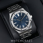 AUDEMARS PIGUET ROYAL OAK 50TH ANNIVERSARY EDITON BLUE DIAL 41MM 15510ST.OO.1320ST.01