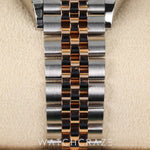 2021 ROLEX LADIES DATEJUST TWO TONE ROSE GOLD AND STEEL PURPLE DIAL DIAMOND MARKERS 28MM 279171