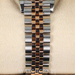 2021 ROLEX LADIES DATEJUST TWO TONE ROSE GOLD AND STEEL PURPLE DIAL DIAMOND MARKERS 28MM 279171