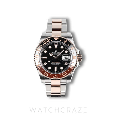 2025 ROLEX GMT MASTER II ROOTBEER BLACK DIAL 40MM 126711CHNR