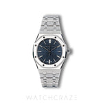 2022 AUDEMAS PIGUET ROYAL OAK SELFWINDING BLUE DIAL 37MM 15450ST.OO.1256ST.03