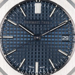 2022 AUDEMAS PIGUET ROYAL OAK SELFWINDING BLUE DIAL 37MM 15450ST.OO.1256ST.03