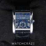 2020 CARTIER TANK MC BLUE DIAL WSTA0010