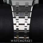 2022 AUDEMAS PIGUET ROYAL OAK SELFWINDING BLUE DIAL 37MM 15450ST.OO.1256ST.03