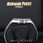 2022 AUDEMAS PIGUET ROYAL OAK SELFWINDING BLUE DIAL 37MM 15450ST.OO.1256ST.03