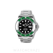 2026 ROLEX SUBMARINER DATE GREEN BEZEL BLACK DIAL "STARBUCKS" 41MM 126610LV