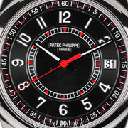 2026 PATEK PHILIPPE CALATRAVA DATE RED CARBON MOTIF WHITE GOLD CASE 40MM 6007G-010