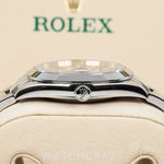 2021 ROLEX DATEJUST SMOOTH OYSTER ROMAN BLUE DIAL 41MM 126300