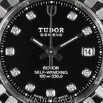 2023 TUDOR CLASSIC LADIES DIAMOND MARKERS BLACK DIAL 28MM 22010