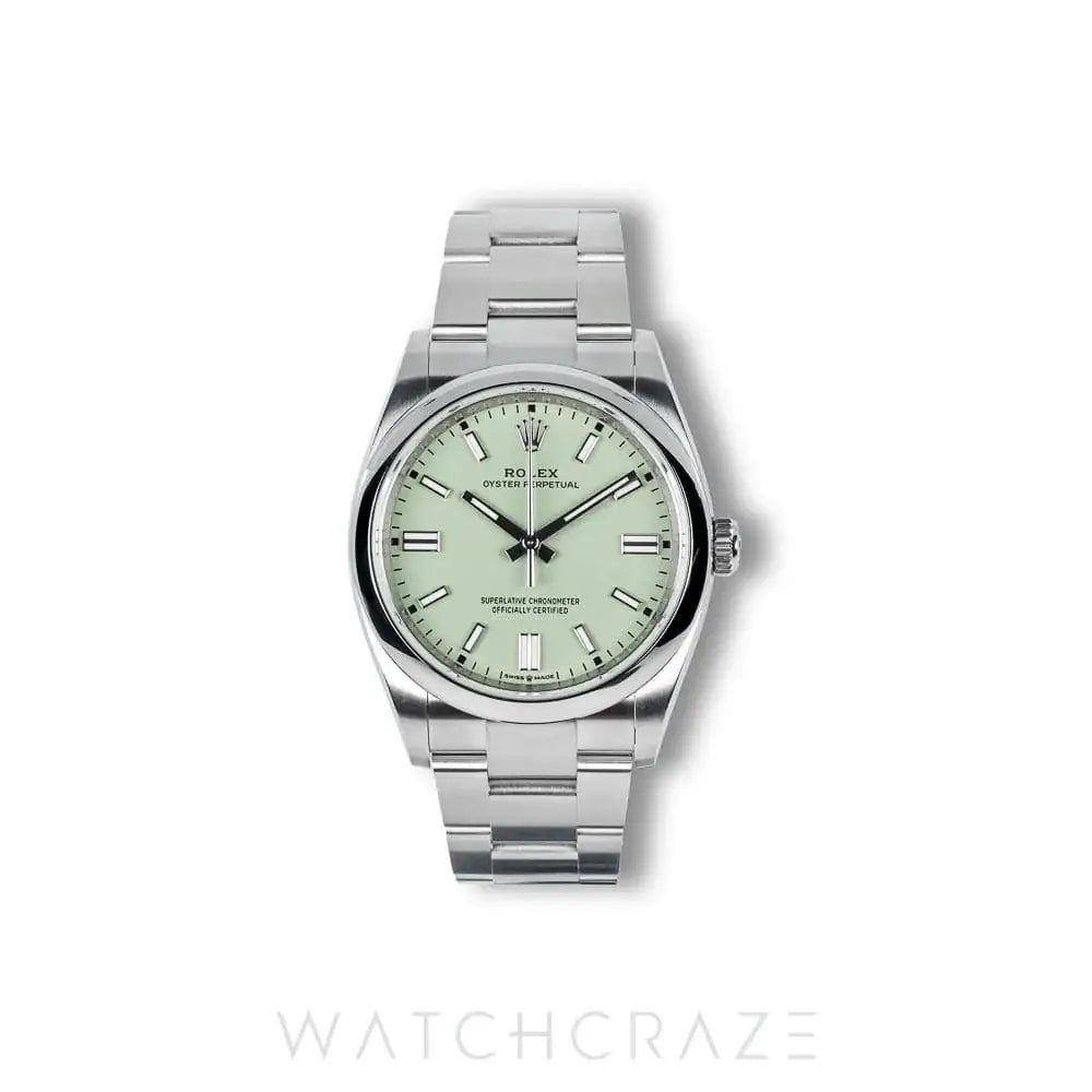 2025 ROLEX OYSTER PERPETUAL PISTACHIO 36MM 126000