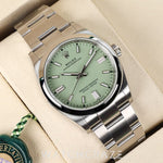 2025 ROLEX OYSTER PERPETUAL PISTACHIO 36MM 126000