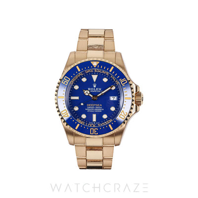 2024 ROLEX DEEP SEA YELLOW GOLD BLUE DIAL 136668LB