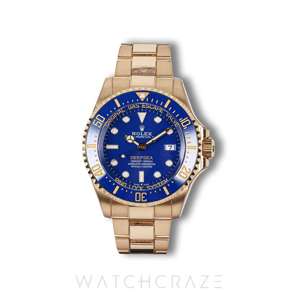 2024 ROLEX DEEPSEA YELLOW GOLD BLUE DIAL 136668LB
