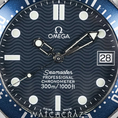 2001 OMEGA SEAMASTER BLUE DIAL 36MM 25518000