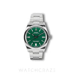 2025 ROLEX OYSTER-PERPETUAL GREEN DIAL 36MM 126000