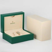 2025 ROLEX LADY-DATEJUST YELLOW GOLD MOTHER OF PEARL DIAL DIAMOND MARKERS 28MM 279178