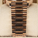 2024 ROLEX DAYDATE ROSE GOLD DIAMONDS SLATE DIAL 36MM 128235