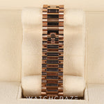 2024 ROLEX DAYDATE ROSE GOLD DIAMONDS SLATE DIAL 36MM 128235