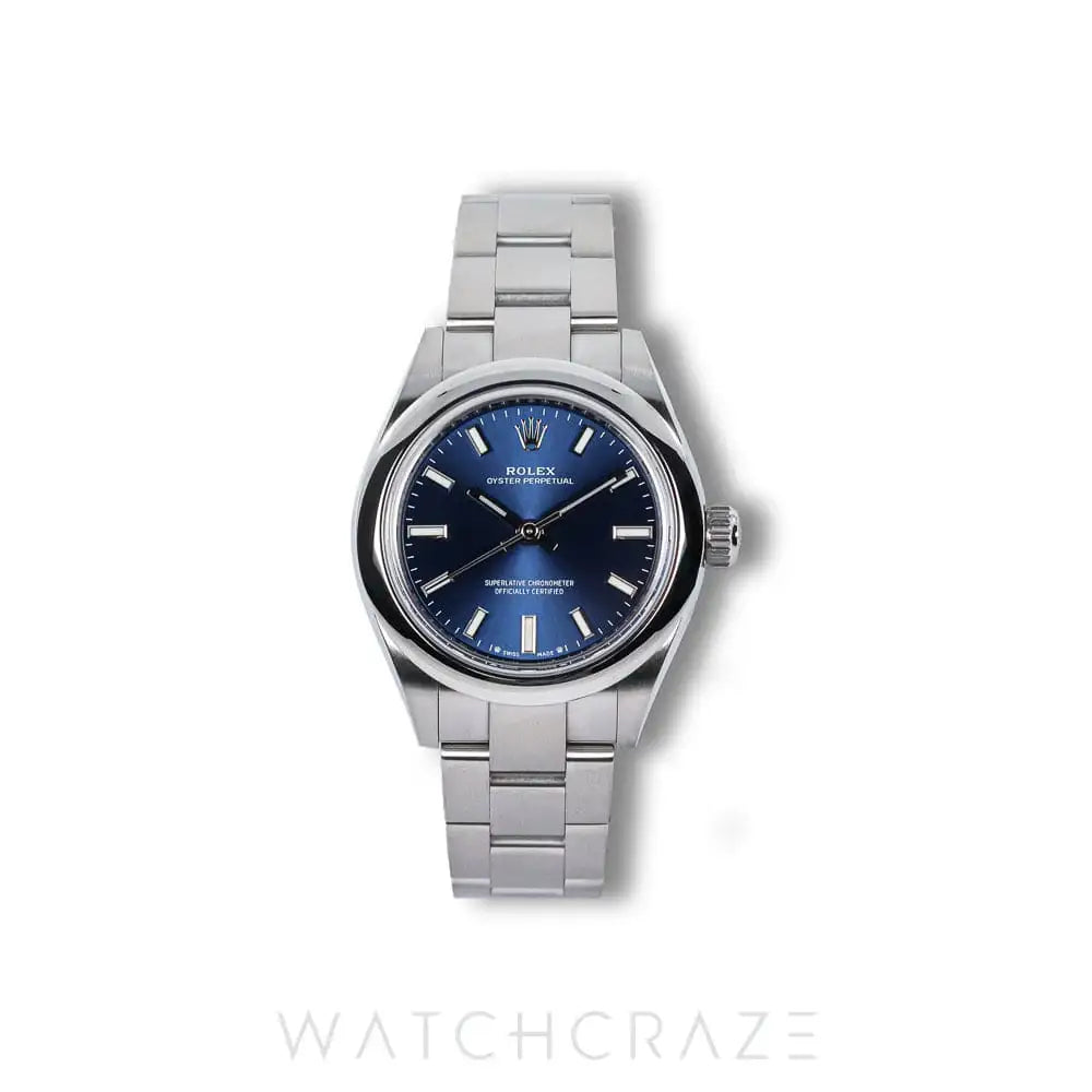 2022 ROLEX OYSTER PERPETUAL BLUE DIAL 28MM 276200