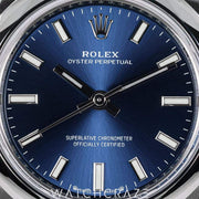 2022 ROLEX OYSTER PERPETUAL BLUE DIAL 28MM 276200