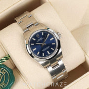 2022 ROLEX OYSTER PERPETUAL BLUE DIAL 28MM 276200