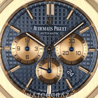 AUDEMARS PIGUET ROYAL OAK CHRONO YELLOW GOLD BLUE DIAL 41MM 26331BA.OO.1220BA.01