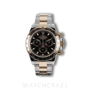 2022 ROLEX DAYTONA COSMOGRAPH TWO-TONE YELLOW GOLD AND STEEL 40MM 116503