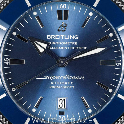 2019 BREITLING SUPEROCEAN HERITAGE II BLUE DIAL 46MM AB202016.C961.152A
