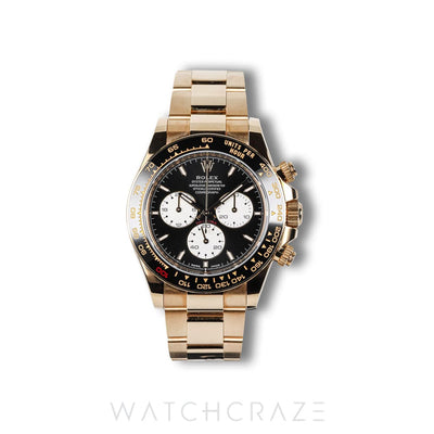 2025 ROLEX COSMOGRAPH DAYTONA YELLOW GOLD BLACK DIAL 'LE MANS' 40MM 126528LN
