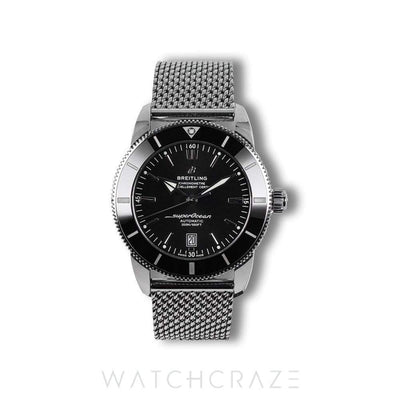 BREITLING SUPEROCEAN HERITAGE BLACK DIAL 46MM AB2020121B1A1