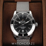 BREITLING SUPEROCEAN HERITAGE BLACK DIAL 46MM AB2020121B1A1