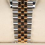 2026 ROLEX DATEJUST TWO TONE YELLOW GOLD AND STEEL MOTHER OF PEARL DIAMOND MARKERS 36MM 126283RBR