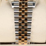 2026 ROLEX DATEJUST TWO TONE YELLOW GOLD AND STEEL MOTHER OF PEARL DIAMOND MARKERS 36MM 126283RBR