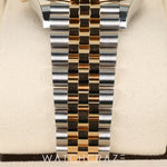 2026 ROLEX DATEJUST TWO TONE YELLOW GOLD AND STEEL MOTHER OF PEARL DIAMOND MARKERS 36MM 126283RBR