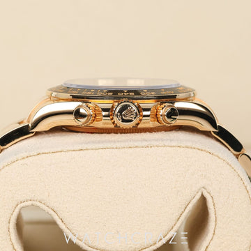 2025 ROLEX COSMOGRAPH DAYTONA YELLOW GOLD BLACK DIAL 'LE MANS' 40MM 126528LN
