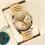 2026 ROLEX DAY-DATE YELLOW GOLD BAGUETTE DIAL 40MM 228238