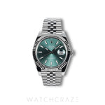 2025 ROLEX DATE-JUST GREEN DIAL FLUTED BEZEL 41MM 126334