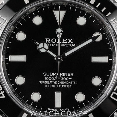2019 ROLEX SUBMARINER NO DATE 40MM 114060