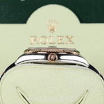 2015 ROLEX DATEJUST ROMAN BLACK DIAL 36MM 116231