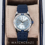 BREITLING LADIES WATCH ICE BLUE DIAL 38MM A17356