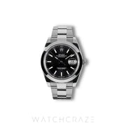2025 ROLEX DATEJUST BLACK DIAL 41MM 126300