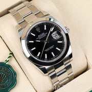2025 ROLEX DATEJUST BLACK DIAL 41MM 126300