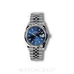 2024 ROLEX DATEJUST BLUE DIAL JUIBLEE BRACELET 36MM 126234