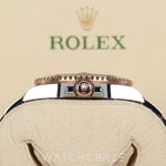 2023 ROLEX GMT-MASTER II TWO TONE ROSE GOLD AND STEEL 'ROOTBEER' 40MM 126711CHNR