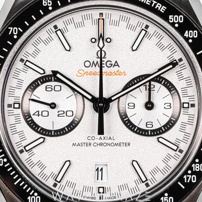 2022 OMEGA SPEEDMASTER RACING WHITE DIAL 44MM 329.33.44.51.04.001