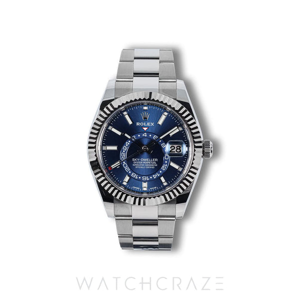 2021 ROLEX SKY-DWELLER BLUE DIAL 42MM 326934