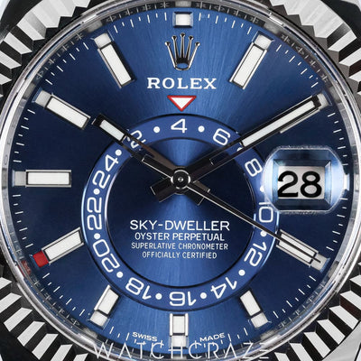2021 ROLEX SKY-DWELLER BLUE DIAL 42MM 326934