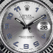 2008 ROLEX DATEJUST II SILVER DIAL 41MM 116334