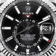 2021 ROLEX SKY-DWELLER ROLEX SKY-DWELLER BLACK DIAL 42MM 326934